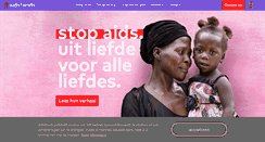 Desktop Screenshot of aidsfonds.nl