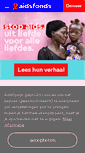 Mobile Screenshot of aidsfonds.nl